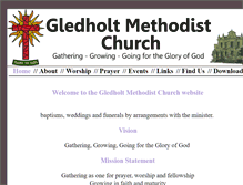Tablet Screenshot of gledholtmethodist.co.uk